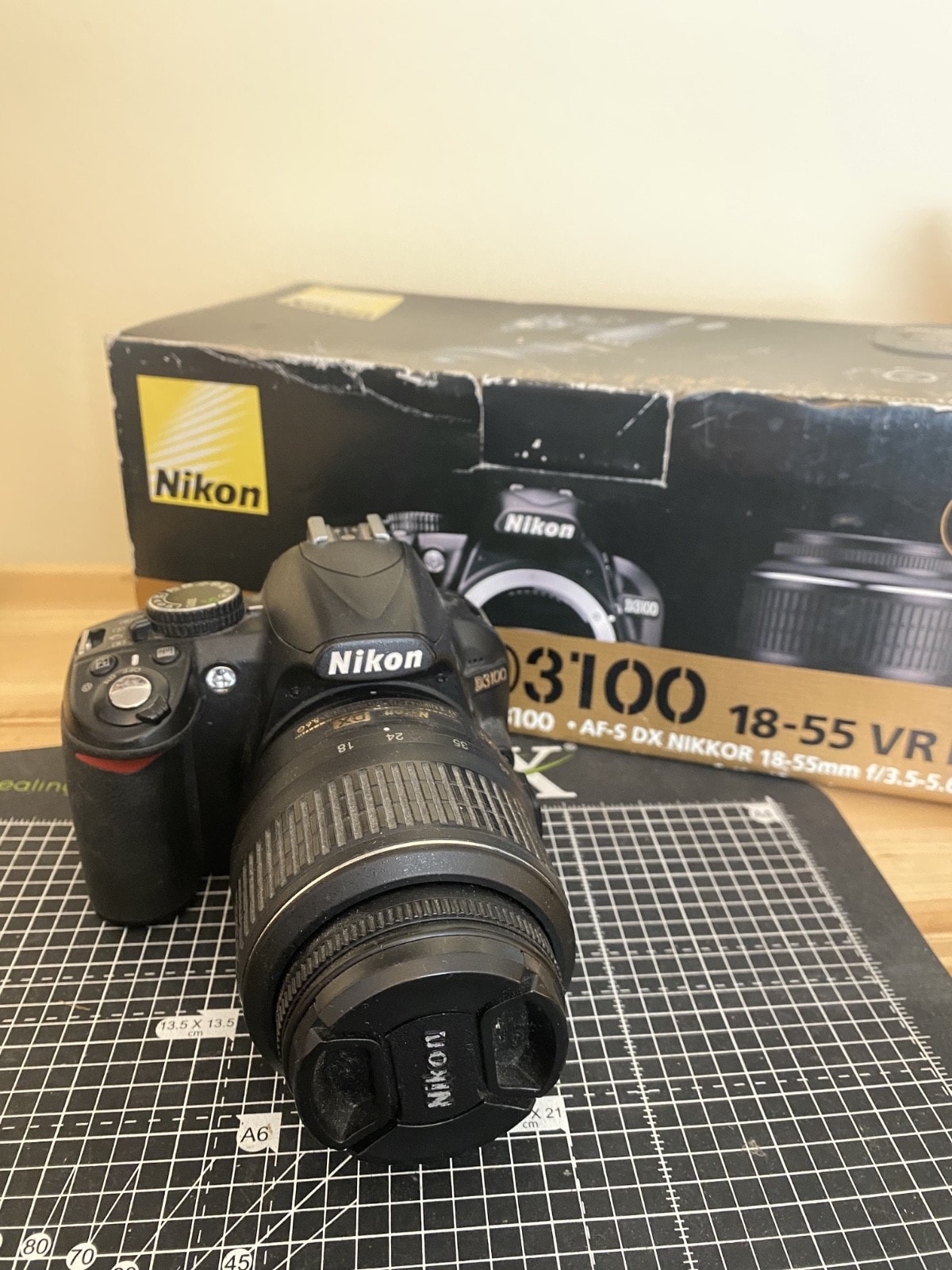 Nikon D3100 DSLR Digital Camera Working w/ Nikkor 18-55mm F/3.5-5.6 G Lens