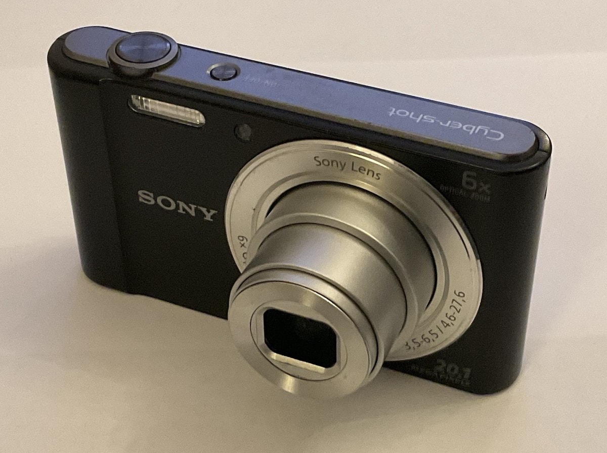 Sony Cyber-shot DSC-W810 Compact Camera 20.1MP Black - Tested & Working