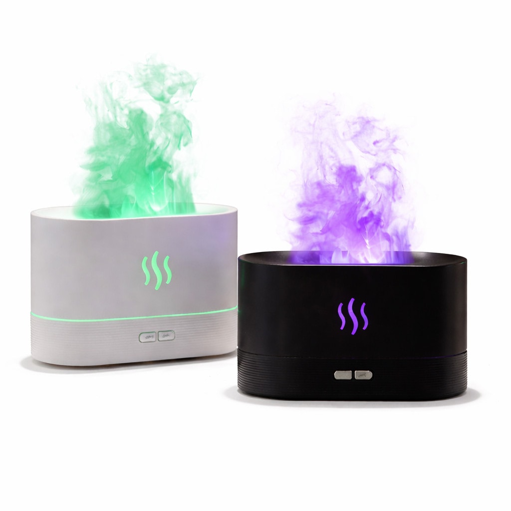 250ML Humidifier for Home Bedroom Quiet Cool Mist Aroma Diffuser LED UK