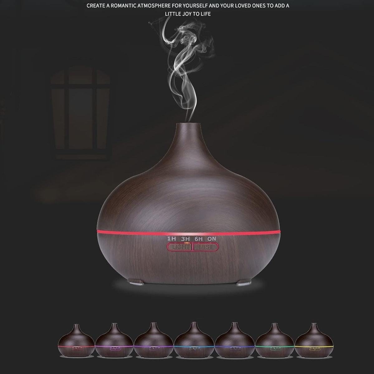 Essential Oil Diffuser Aroma Humidifier Ultrasonic Aromatherapy Air Purifier