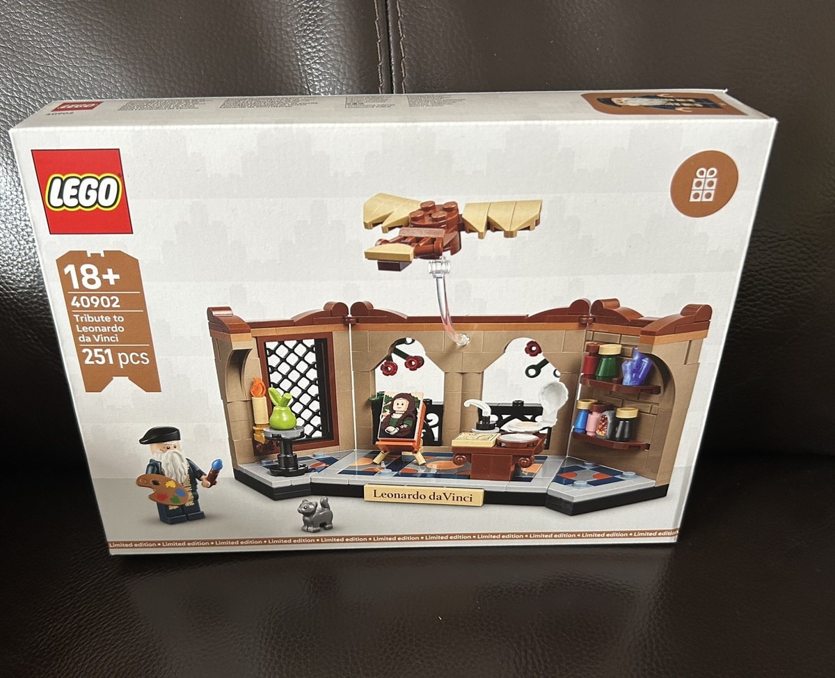 BRAND NEW SEALED LEGO SET 40902 TRIBUTE TO LEONARDO DA VINCI