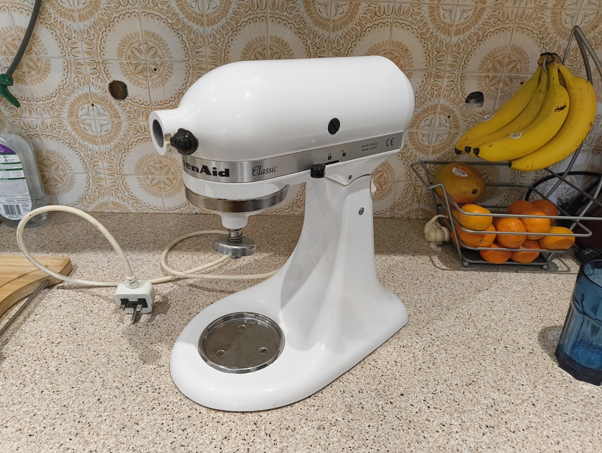 Kitchen aid classic 5k45ss mixer White 240v Stand Mixer