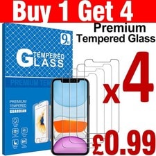 Tempered Glass Screen Protector For iPhone 17 Pro Max Plus 16 15 14 13 12 11 XR