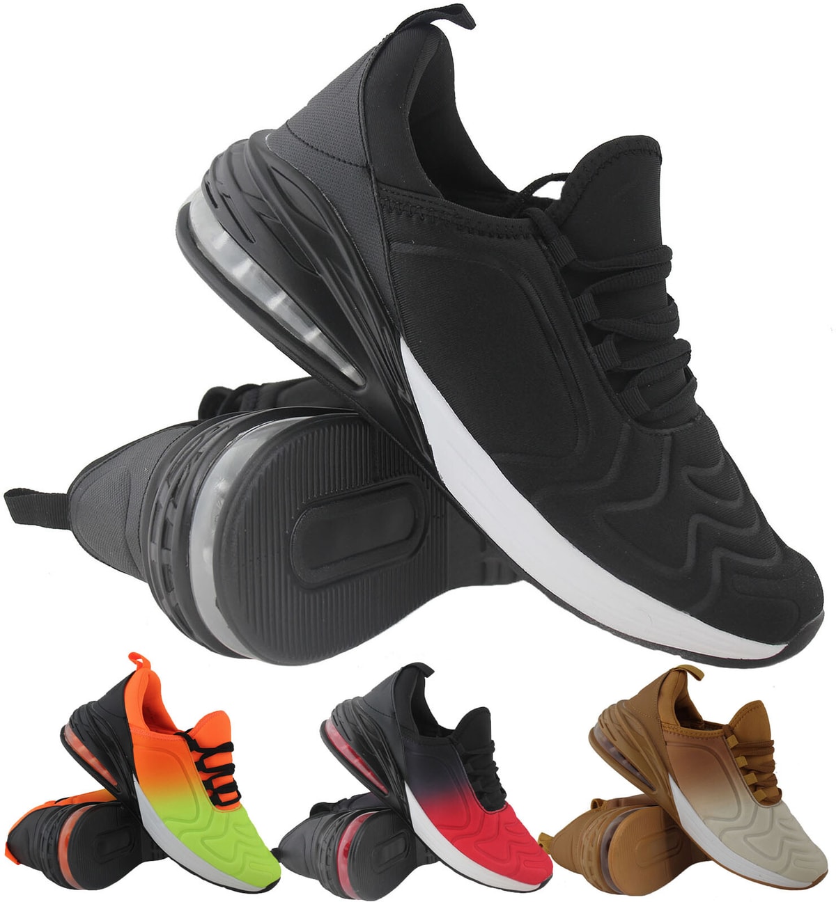MENS CASUAL TRAINERS RUNNING SHOES SHOCK ABSORBING GYM WALKING SPORT LIGHTWEIGHT