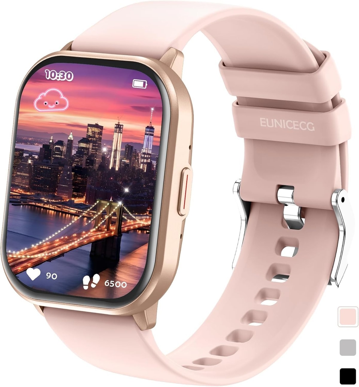 EUNICECG Kids Smart Watch Alarm Clock Heart Rate Monitor Sleep Pedometer Act