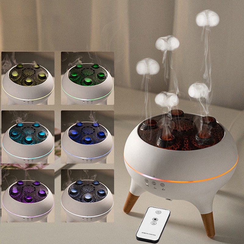 Dynamic Jellyfish Essential Oil Diffuser Remote Control Air Diffuser Humidifier