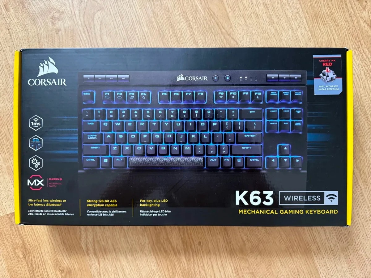 K63 Wireless Corsair Mechanical Gaming Keyboard