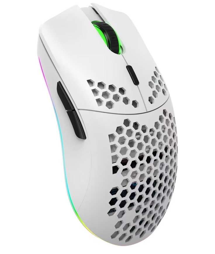 Zienstar-Wireless Gaming Mouse Honeycomb,Rechargeable,Lightweight With 3200 DPI