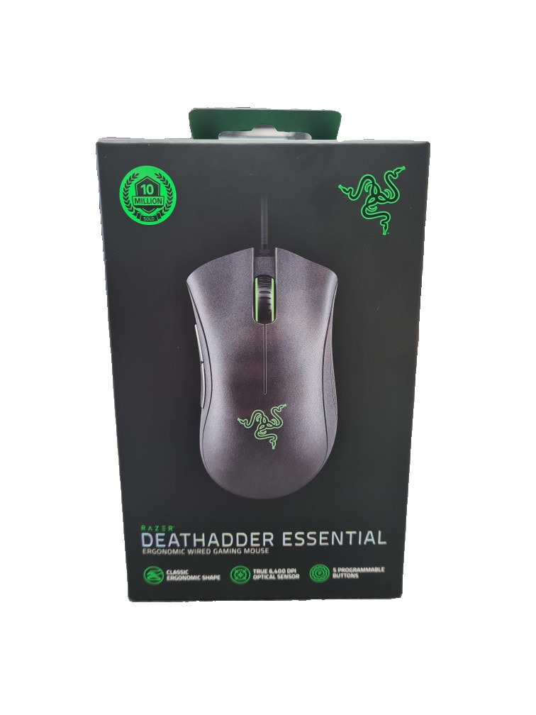 New: Razer DeathAdder Essential Optical Gaming Mouse - Black