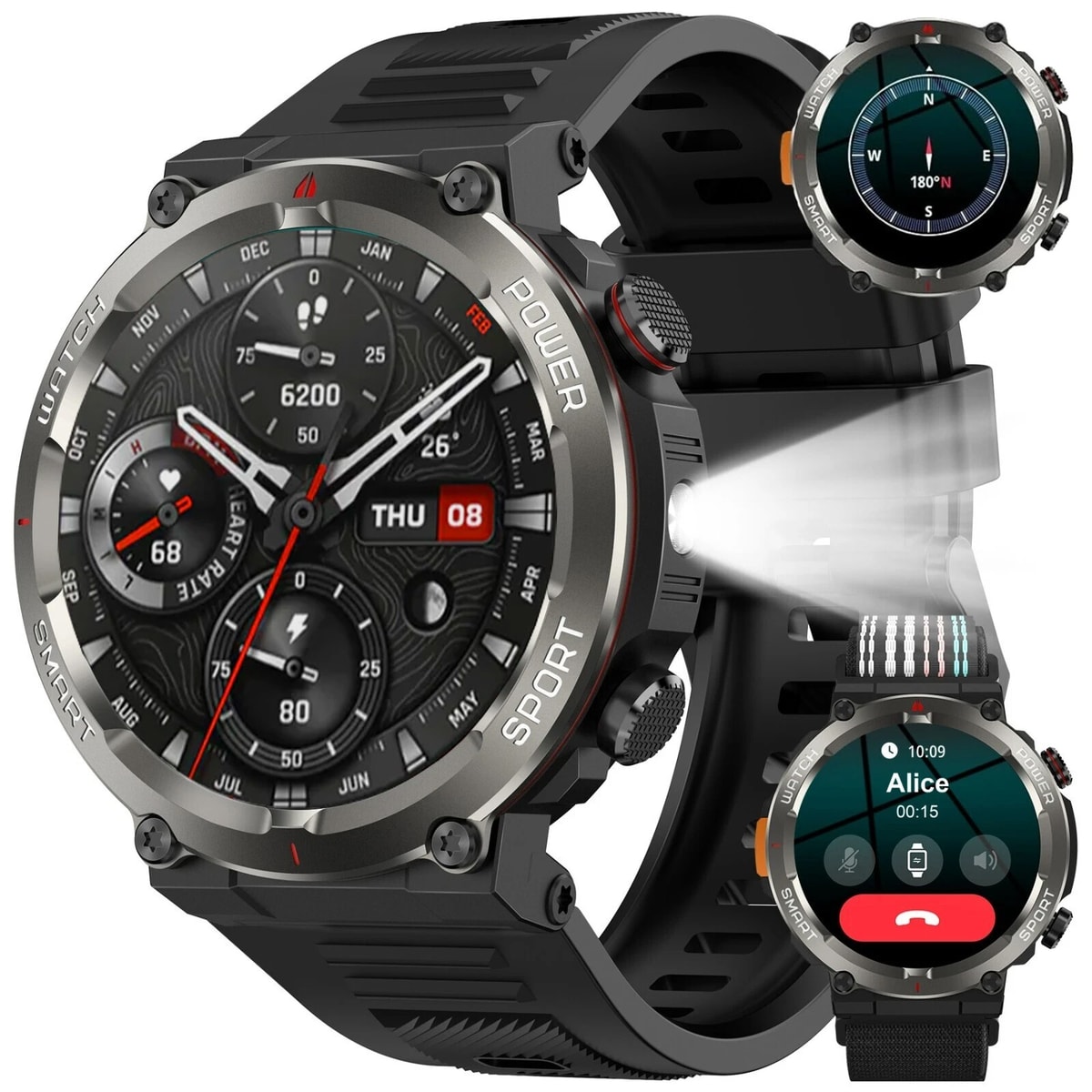 Blackview W50PRO New Version Bluetooth Call Smart Watch Men For IOS Android