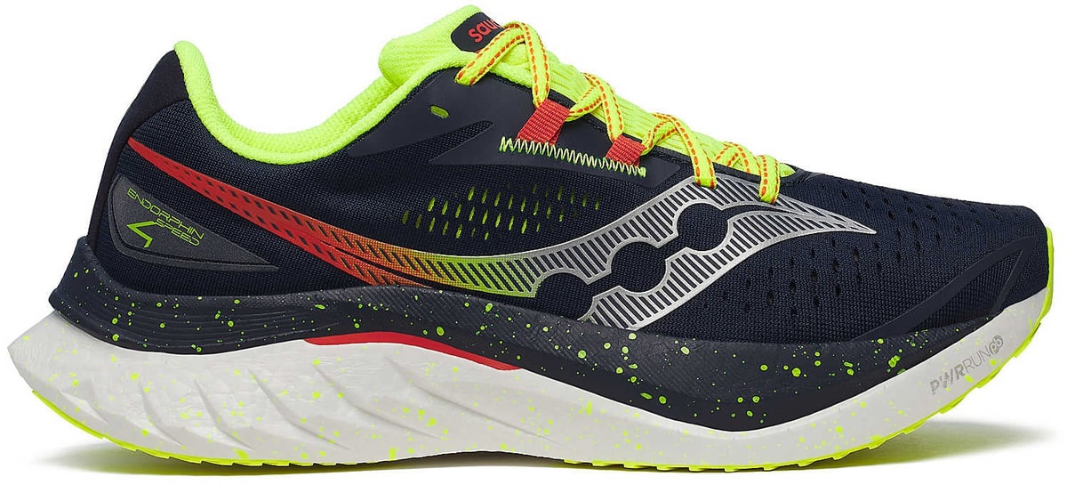 Saucony Endorphin Speed 4 Mens Running Shoes Blue Lightweight Racing Trainers
