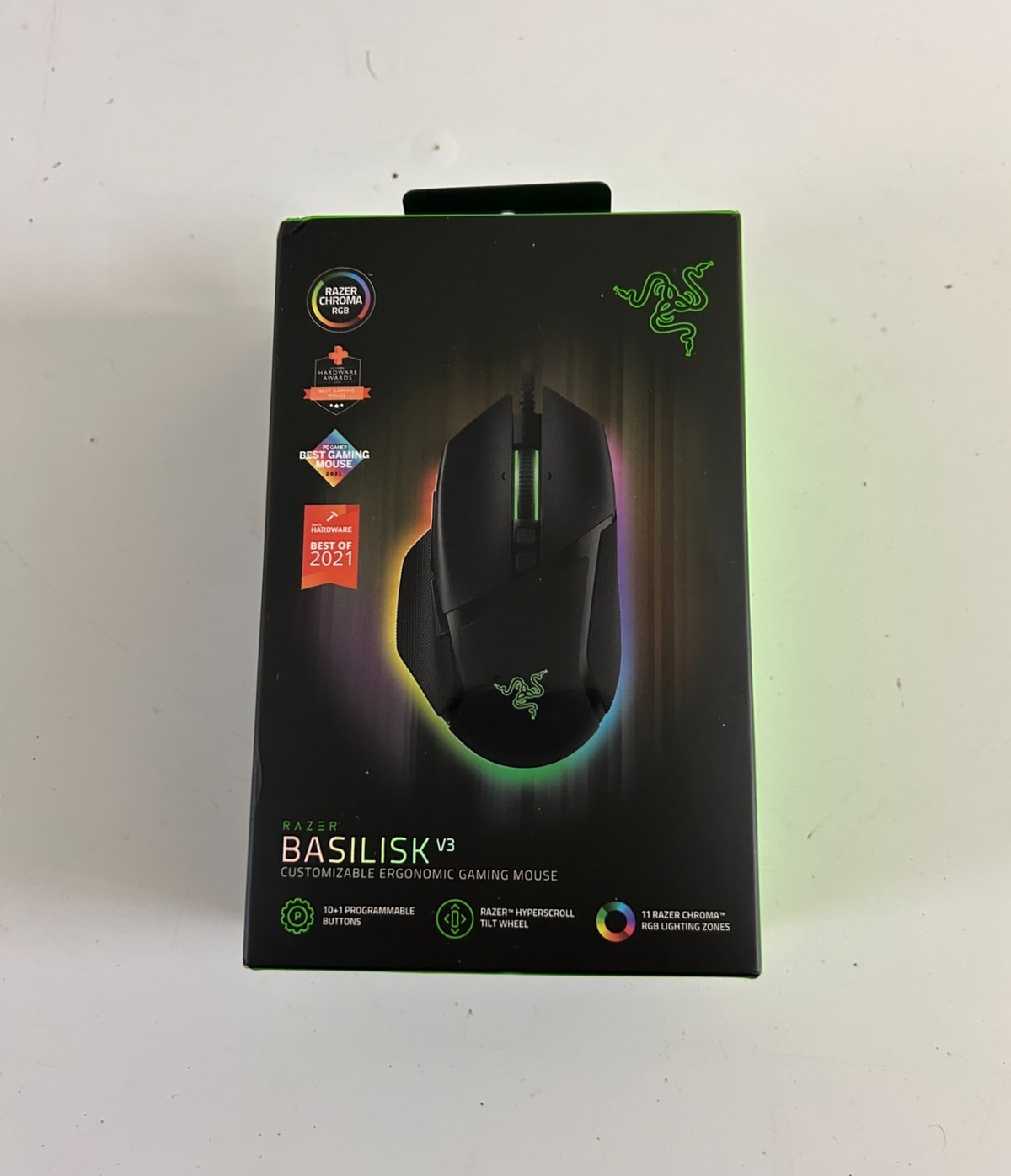 Razer Basilisk V3 - Wired Customisable Gaming Mouse
