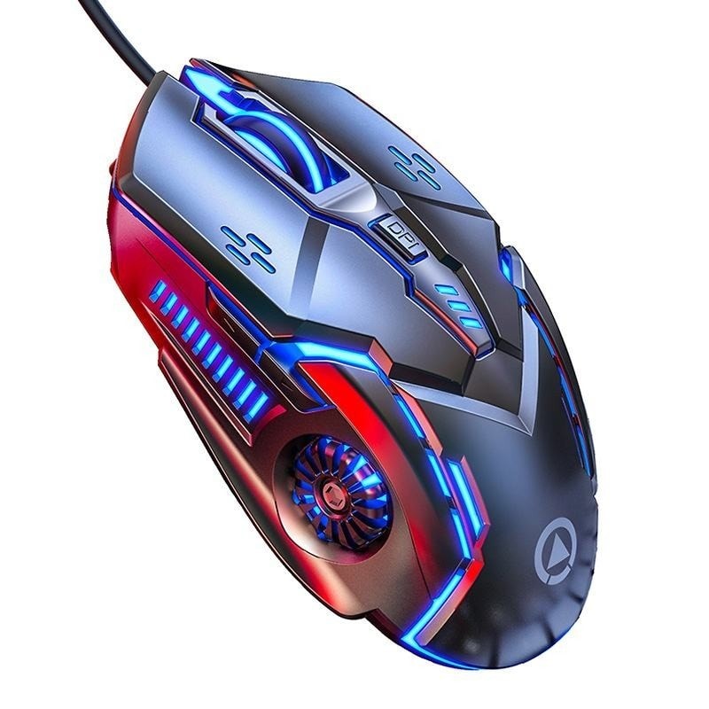 G5 USB Wired Gaming Mouse Gamer 7 Colour RGB LED for PC Laptop in Retail Box UK