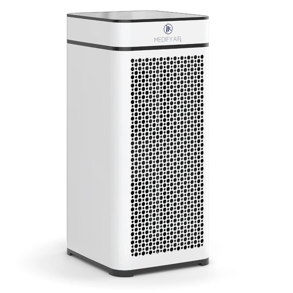 Air Purifier Medify MA 40 Includes True Hepa Filter Nightlight Sleep Mode White