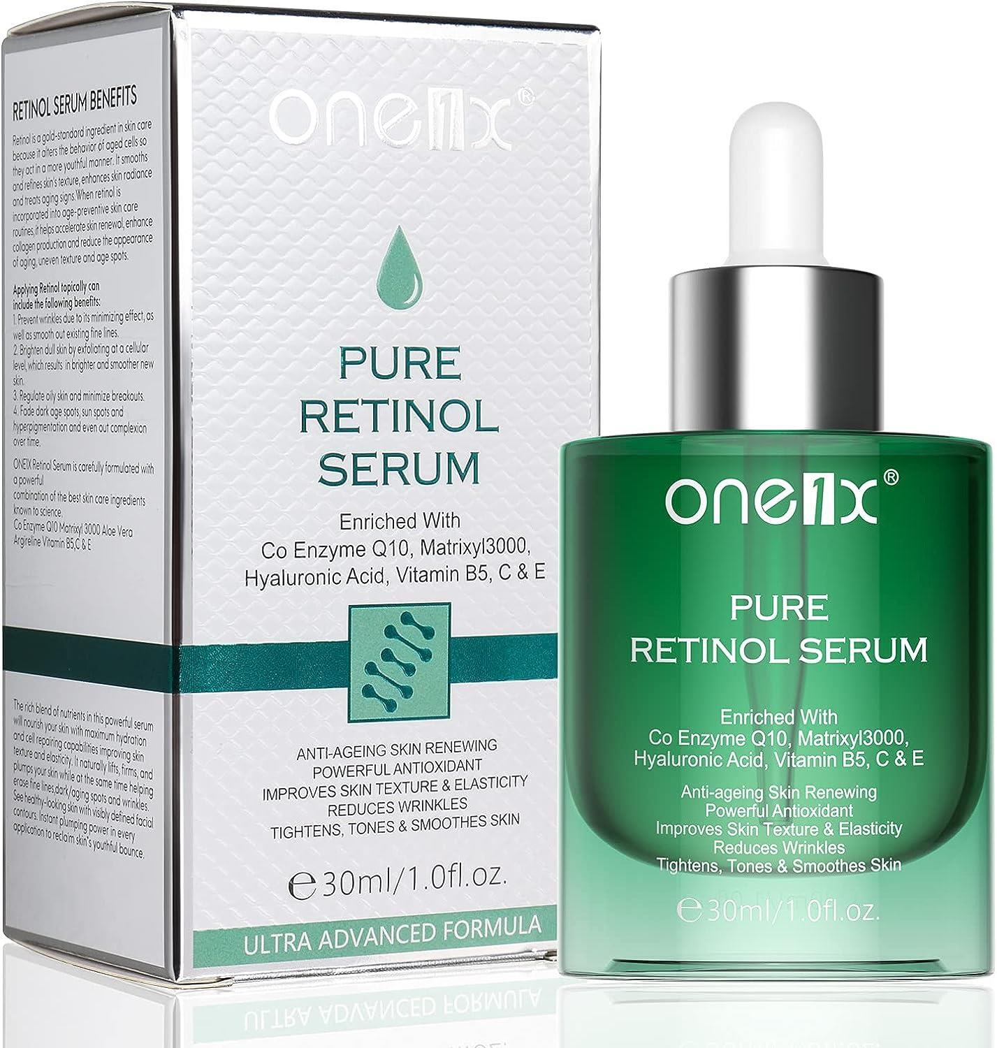 ADVANCED RETINOL SERUM with Vitamin C, Hyaluronic Acid Anti-Aging Skincare Cream