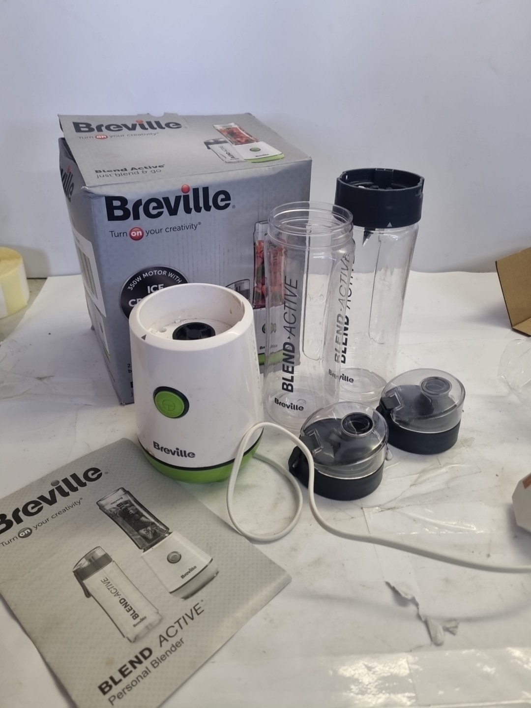 Breville Blend Active Blender 2 bottle 350W Personal smoothie shake REF R821