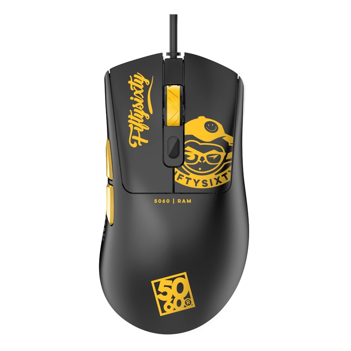 FiftySixty PC Gaming Mouse in BLACK RAM Ultra Light