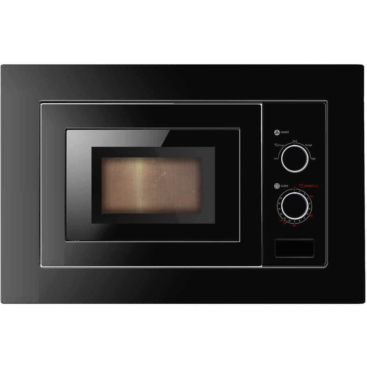 Cookology Built-In Microwave Oven 700W Integrated 60cm 17L - Black IM17LBK