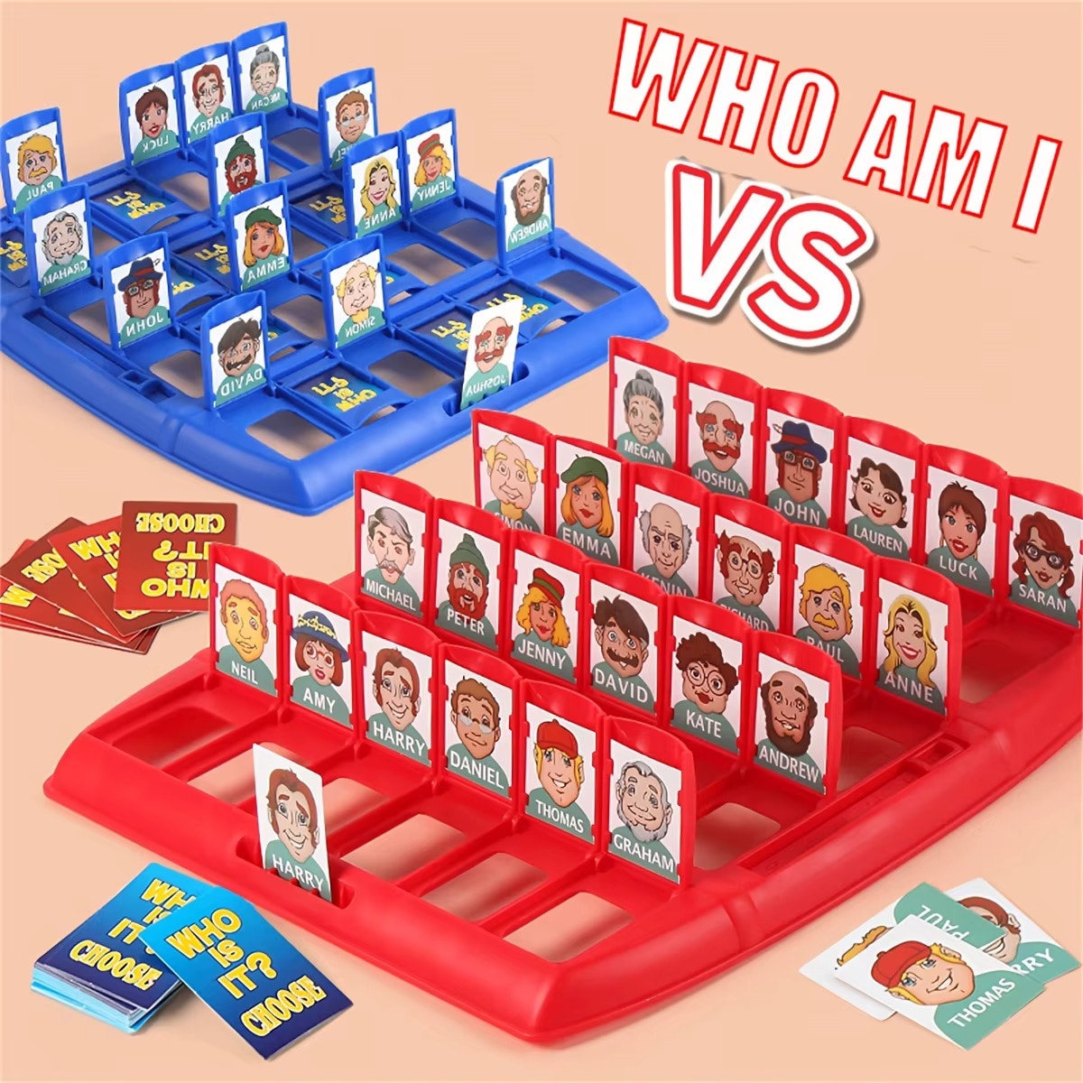 Guess Who? Traditional Classic Family Board Games Indoor Toy Party Puzzle games