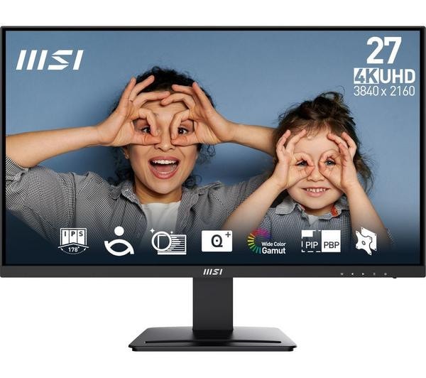 MSI PRO MP273U 4K Ultra HD 27" IPS Monitor - Black - REFURB-A