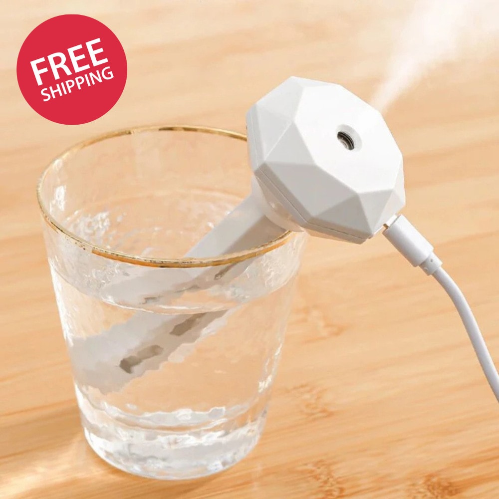 USB Mini Ultrasonic Humidifier Aroma Diffuser LED Light Home Car Air Mist