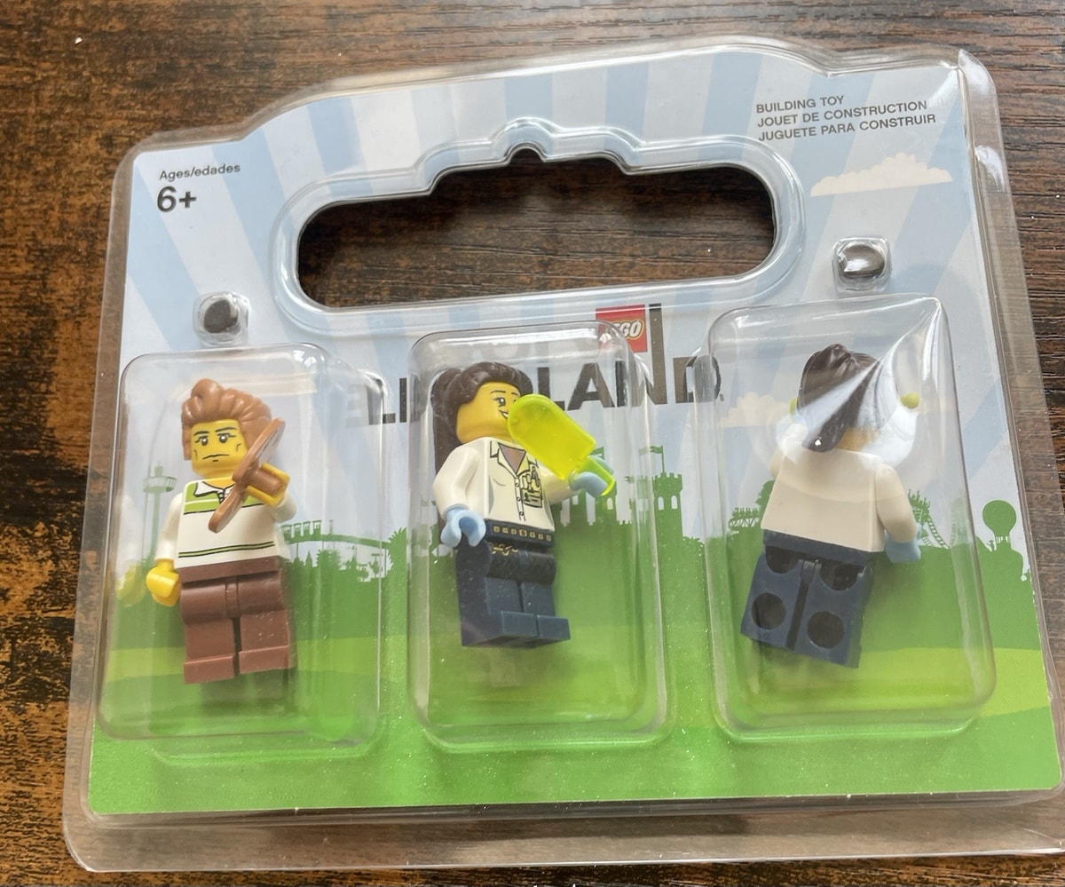 Lego Land Figures X3 Brand New In Pack Artist Dentist Reporter