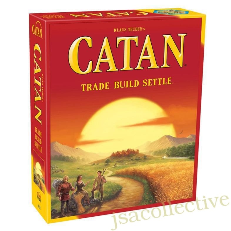Catan Board Game Card Games Set Trade Build Settle Desk Beginner 3-4 Players UK