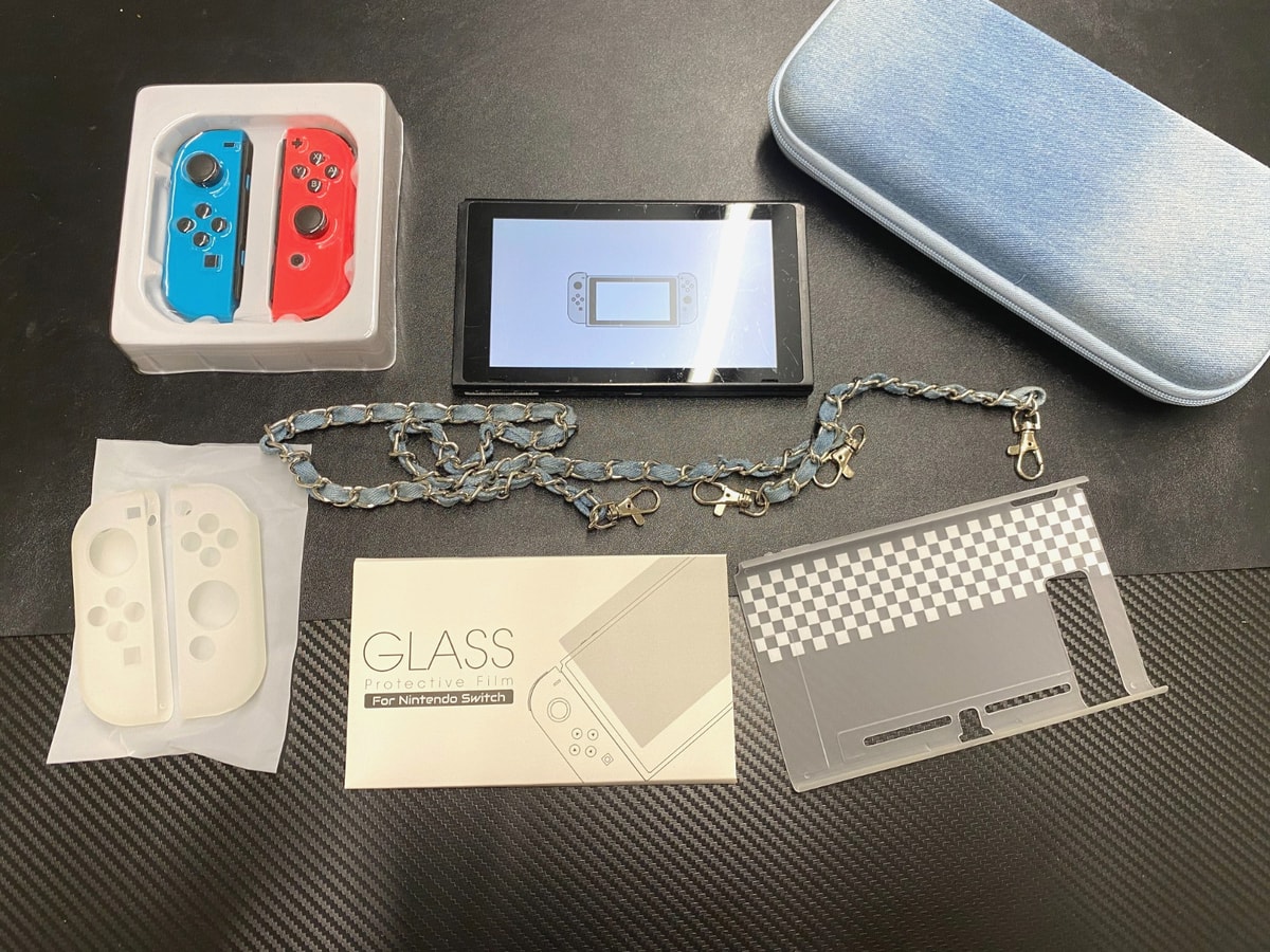 Nintendo Switch V1 Budget Bundle - No Dock - Tested & Factory Reset