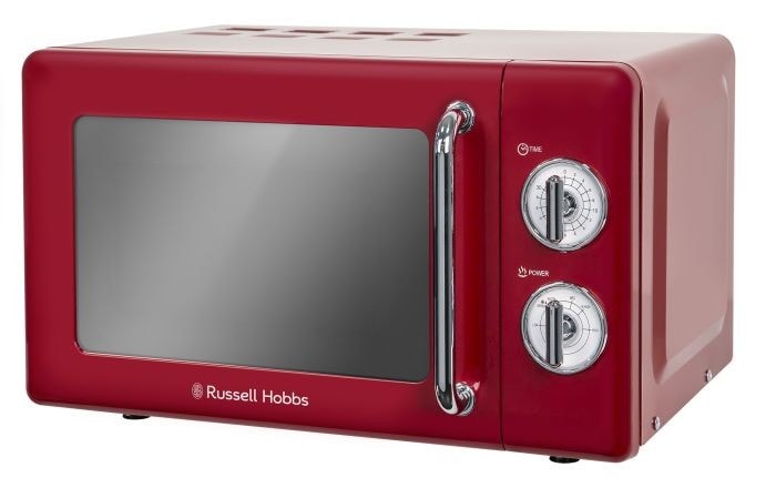 Russell Hobbs RHRETMM705R-N Manual Microwave Oven 17L 5 Power Levels 700W Red