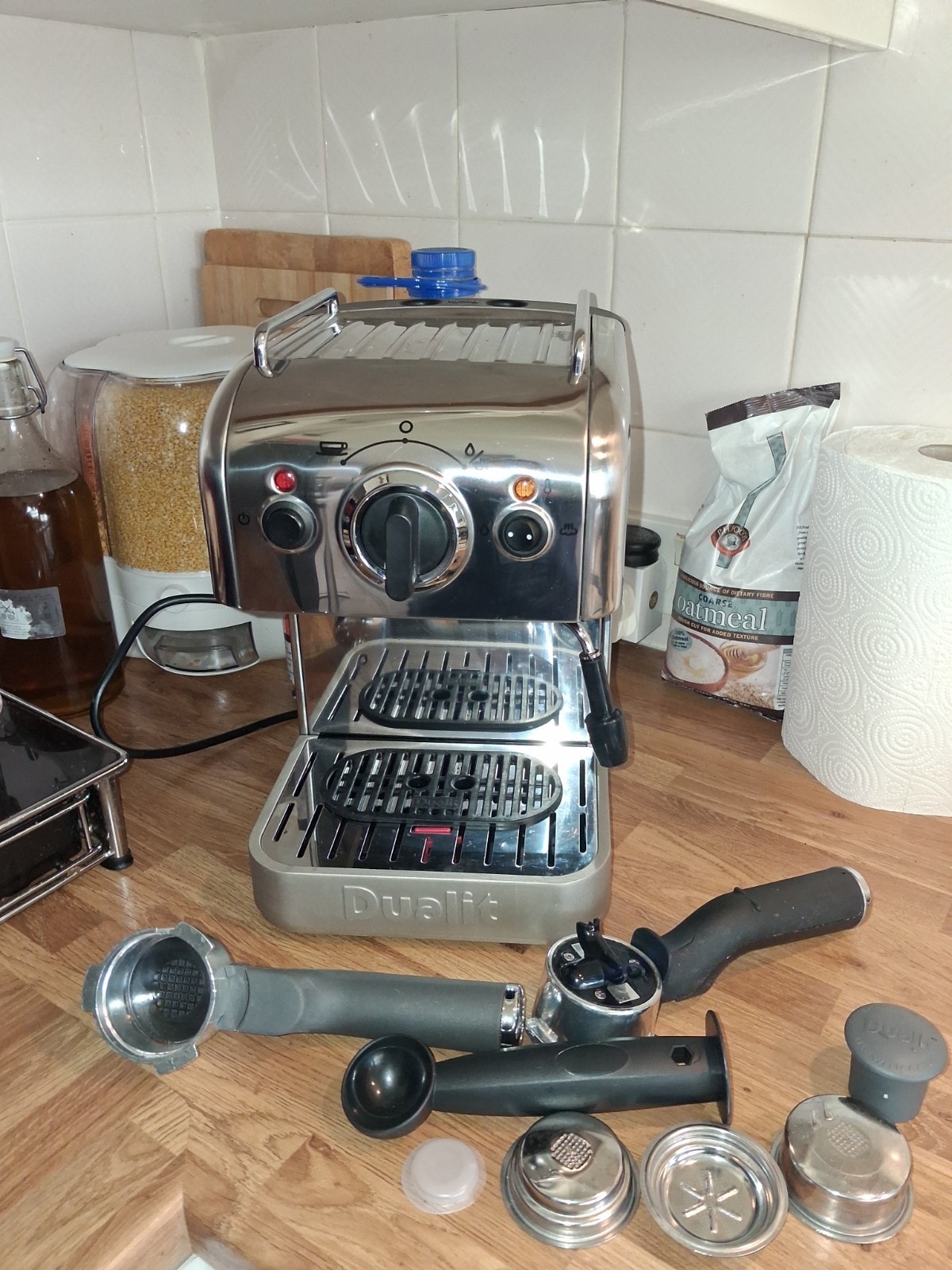 Dualit Espresso Coffee Machine with Milk Frother RRP £199