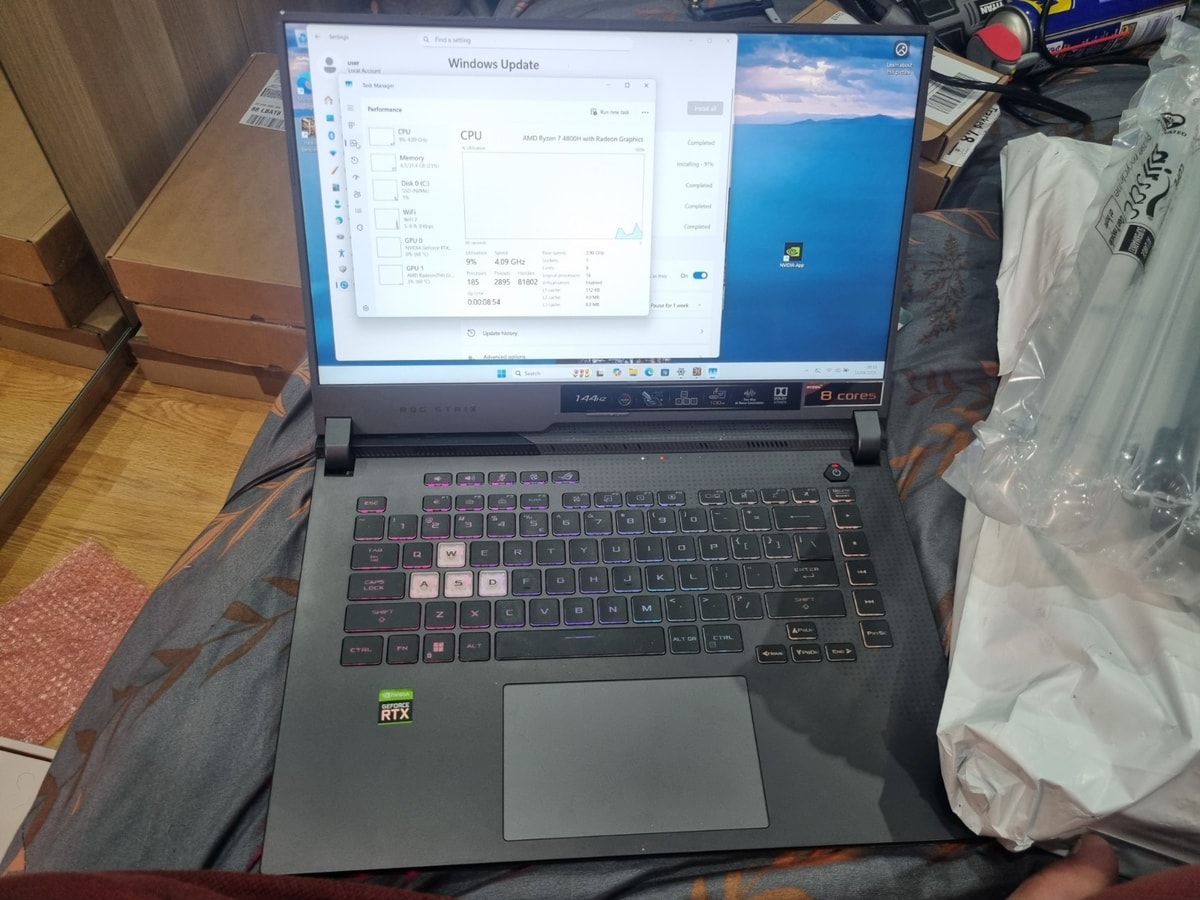 Asus ROG strix G513I - Amd Ryzen 7 4800H, 32gb Ram, 256gb Nvme Ssd, 6gb Rtx 3060