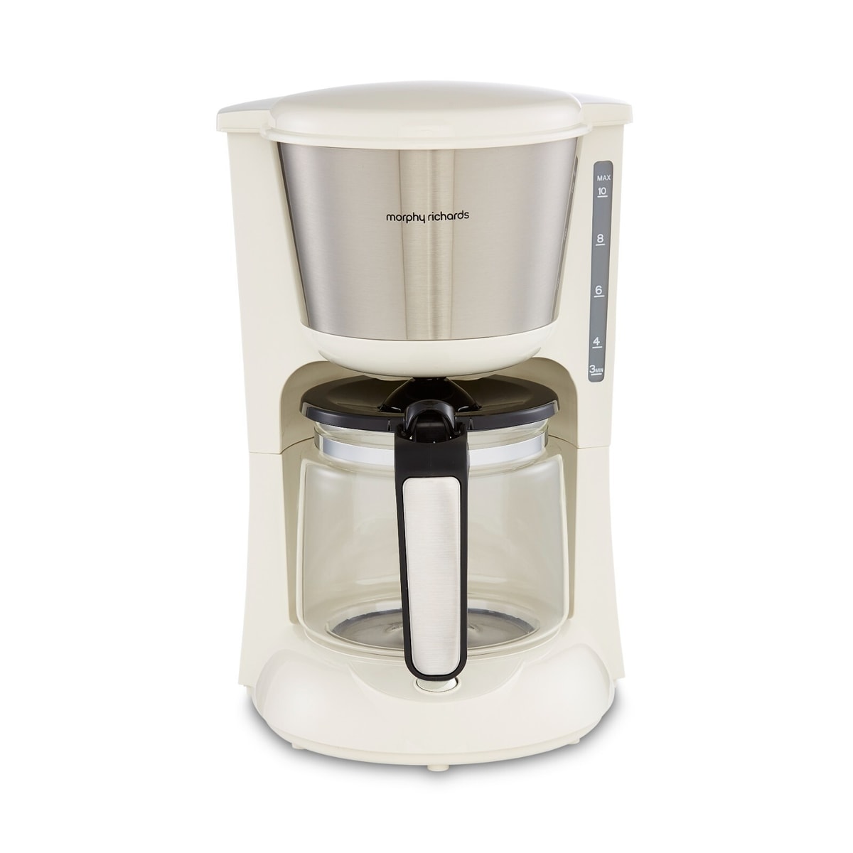Morphy Richards Filter Coffee Machine 1.2L Cream, Equip 162504 Coffee Maker