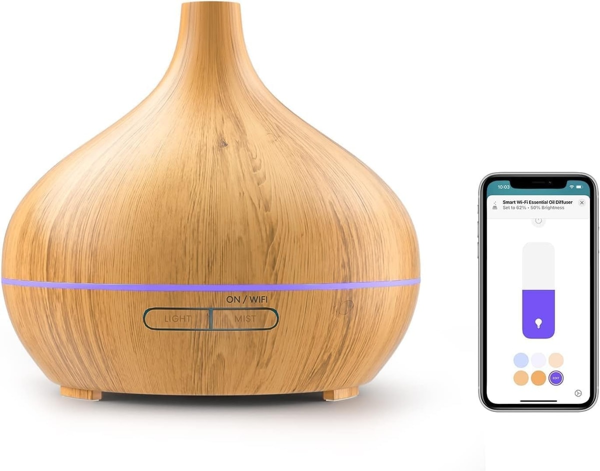 Smart Diffuser Humidifier Essential Oil Diffuser WiFi Remote control Alexa 400ml