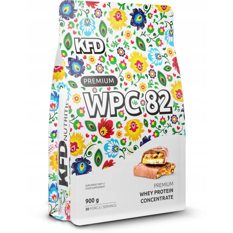 Whey Protein Powder Premium WPC 82 900 g KFD High Quality Ingredients