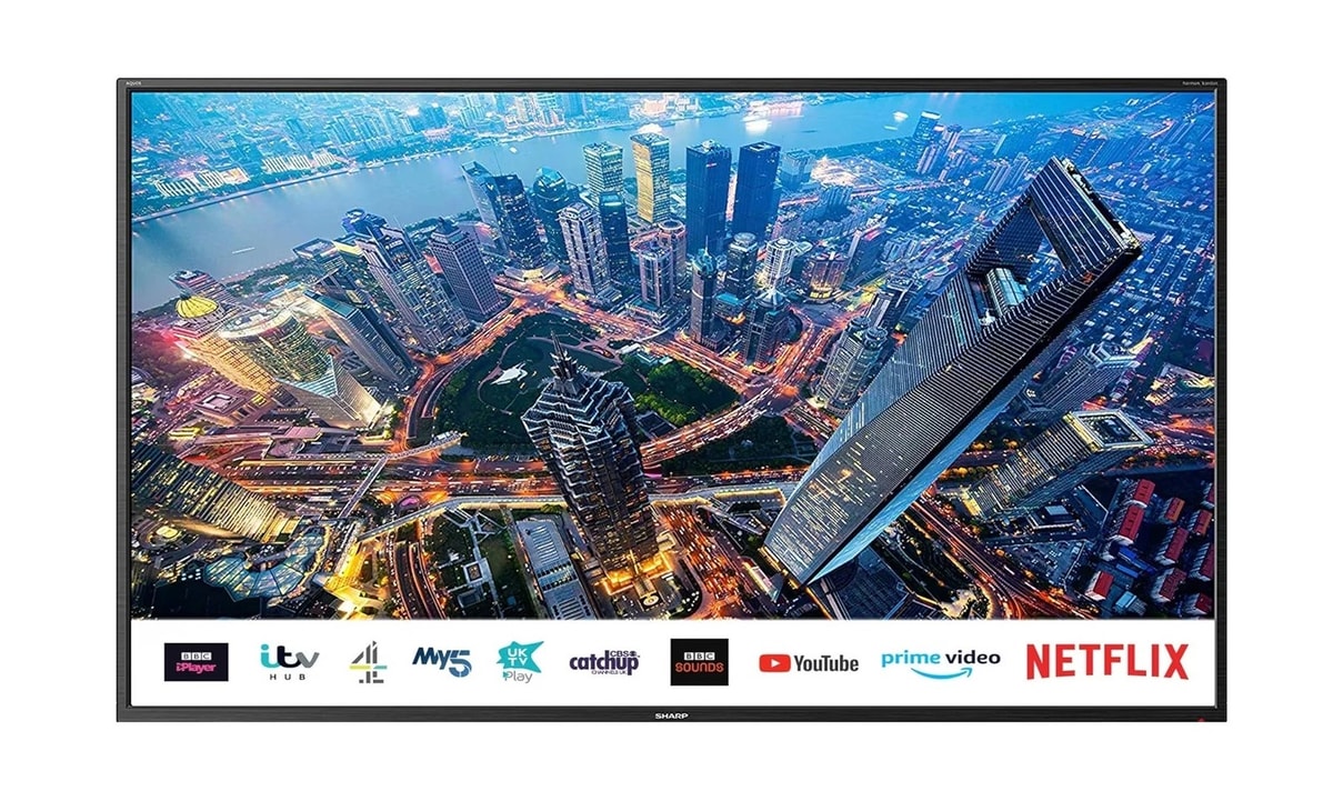 Sharp 55BJ2K Aquos BJ2 Series 55" LED-Backlit LCD 4K SmartTV (Missing Items)