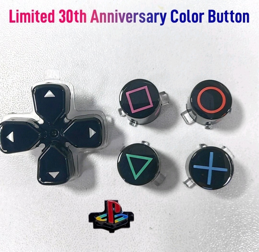 PS5 Dualsense Classic Controller Retro Buttons 30th anniversary Fit All Models