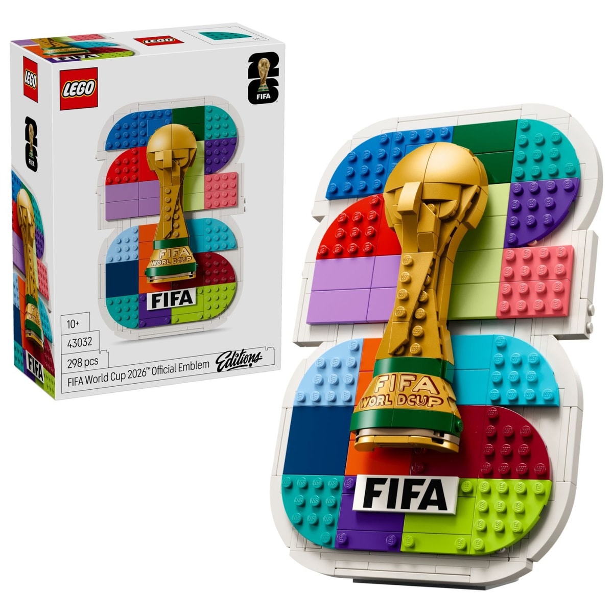 IN HAND Lego 43032 FIFA World Cup 2026 Official Emblem Set - BRAND NEW & SEALED!