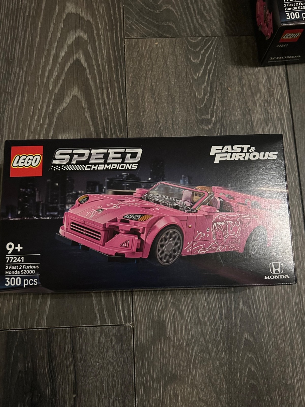 Lego - 77241 - 2 Fast 2 Furious Honda S2000 Suki Pink - Brand New Sealed✅