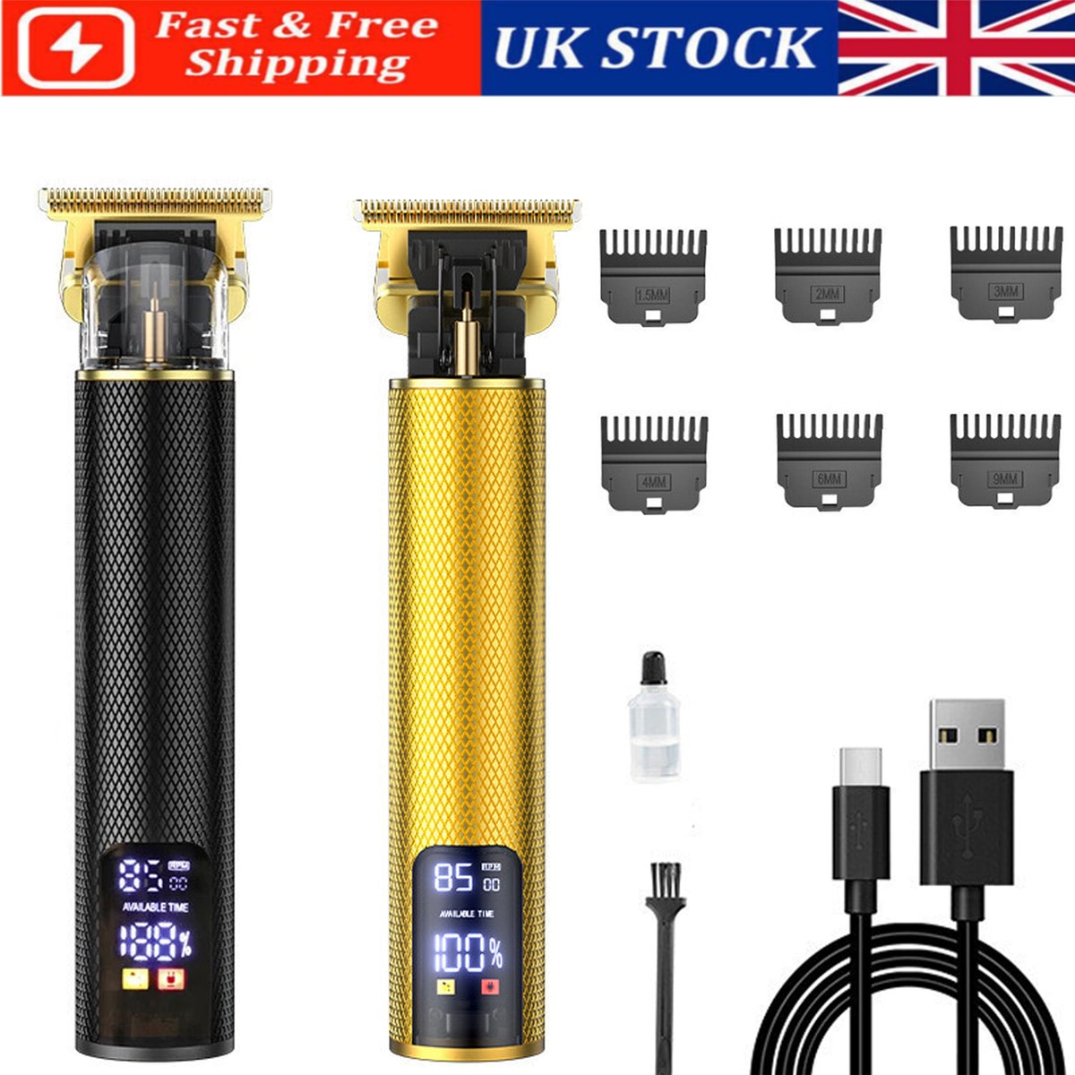 Electric Cordless Hair Clippers Beard Trimmers Shaver Machine Multi-functional