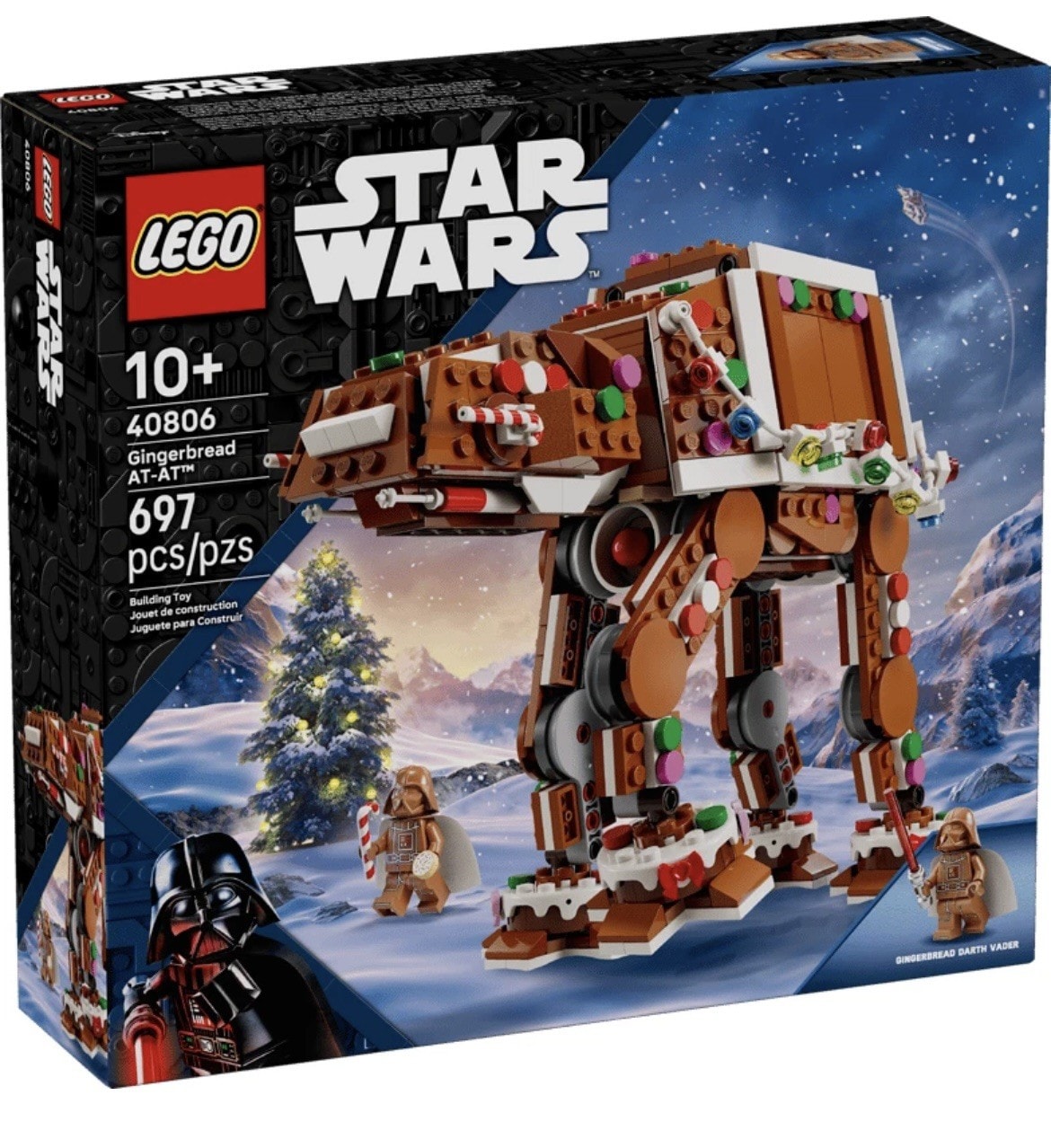 LEGO - Star Wars 40806 Gingerbread AT-AT Walker Brand New & Sealed sent in box