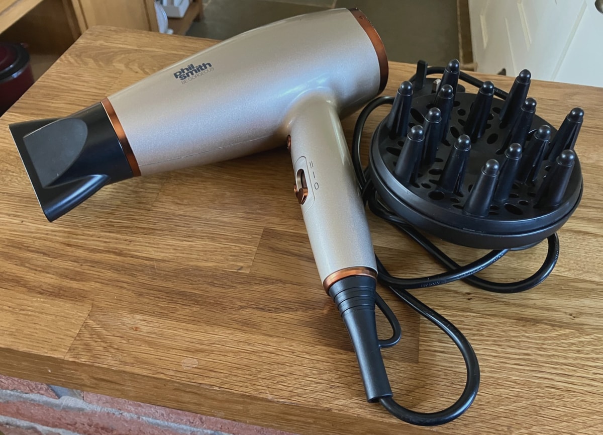 Phil Smith Be Gorgeous Ionic Hair Dryer with Diffuser