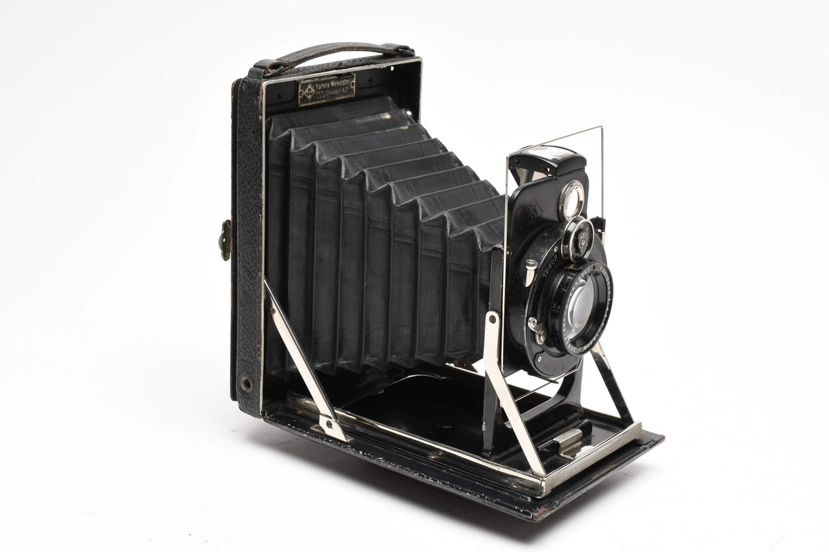 Kamera Werkstatten Dresden A-21 Camera w/Radionar Schneider 10.5cm Lens, Nice!