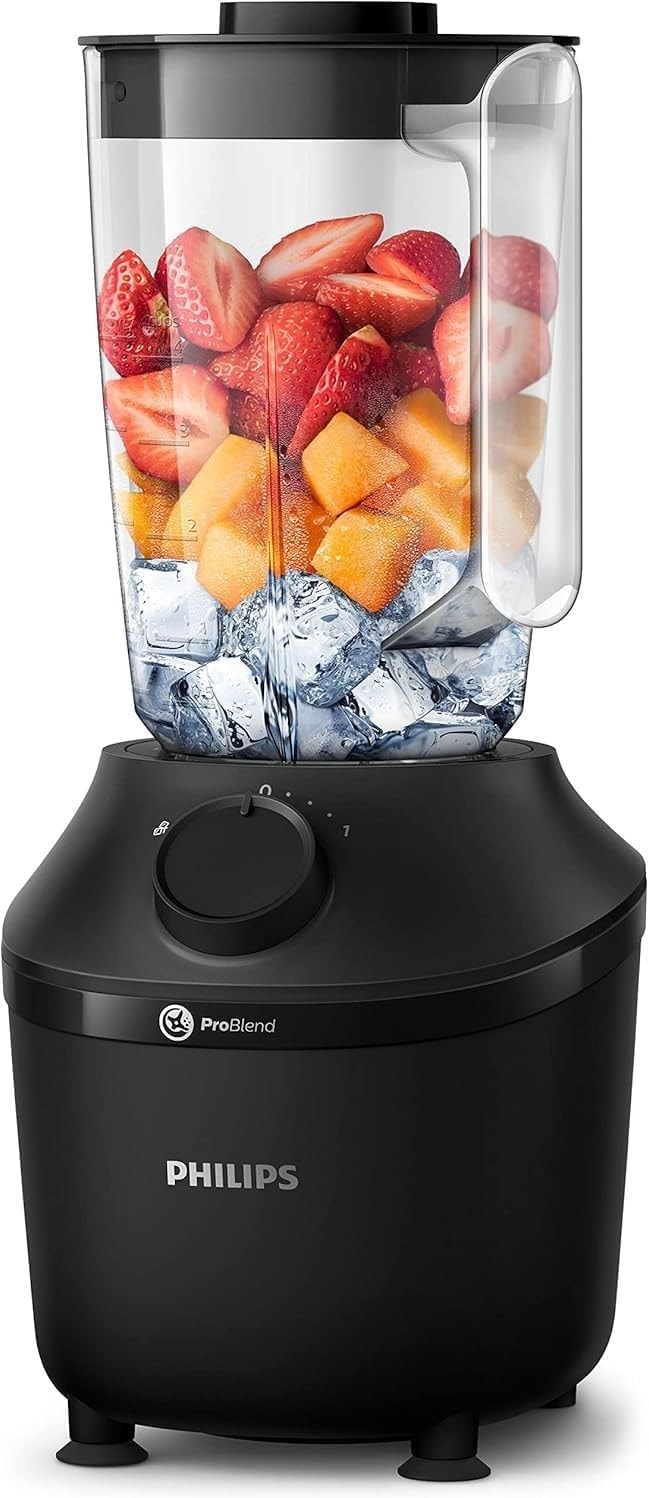 Philips Series 3000 Electric Blender 450W ProBlend Countertop 1.9L Black New