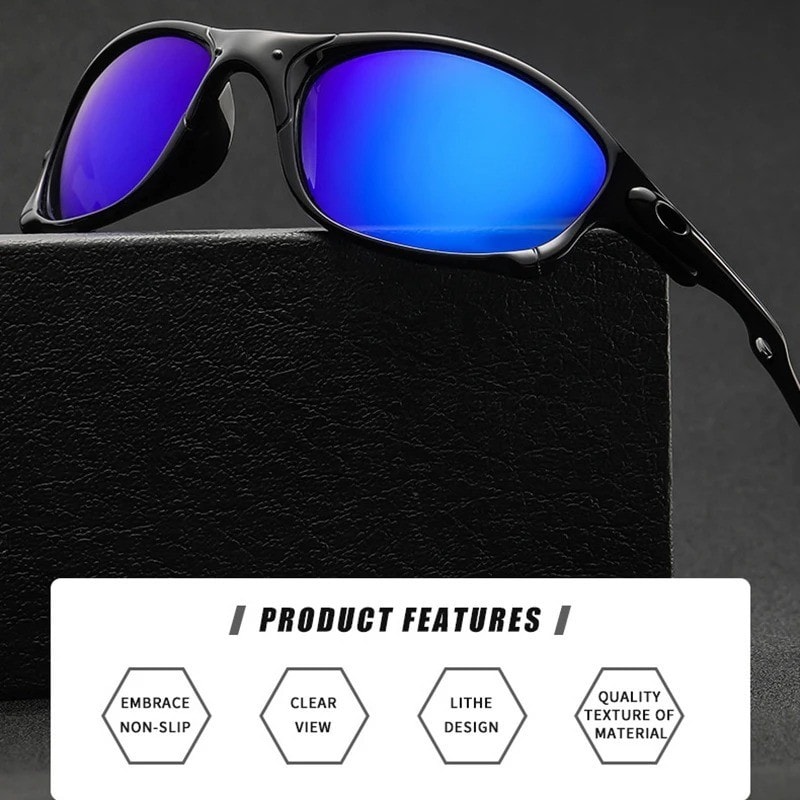 Polarized Sports Sunglasses UV400 Cycling Fishing Driving Outdoor Glasses - UK