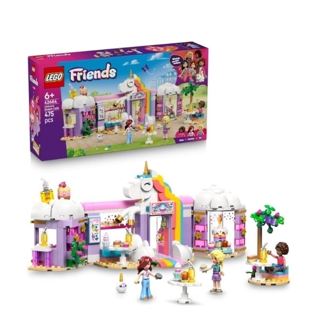 LEGO Friends Unicorn Dream Café Toy with 3 Mini Dolls 42684 New & Sealed