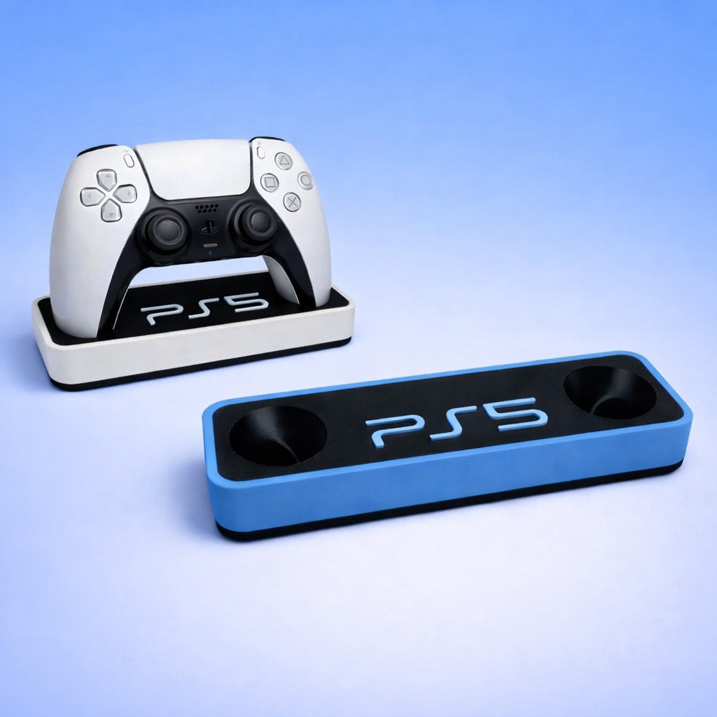 PS5 Controller Stand Holder With PS5 Logo | Multi Colour Display Dock