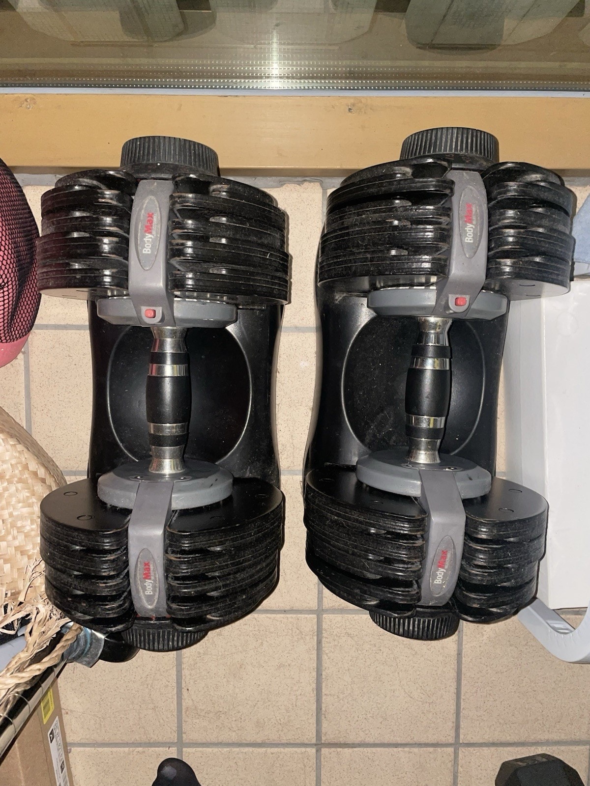 BodyMax Selectabell Adjustable Dumbbell Set, 2 X 5 - 32.5KG Each, Home Gym