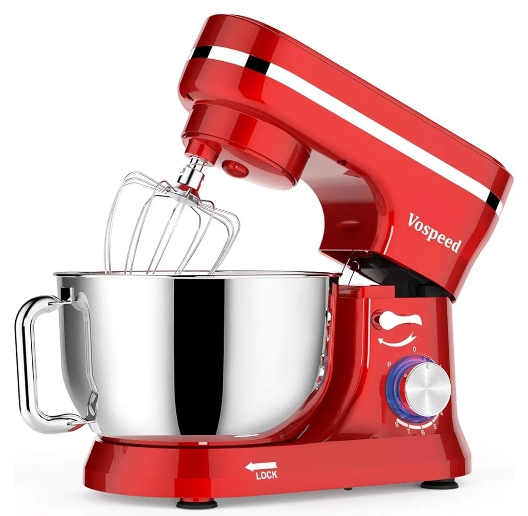Vospeed Stand Mixer,5 Quarts 8-Speed 1000W Tilt-Head Food Mixer, Kitchen Mixer &