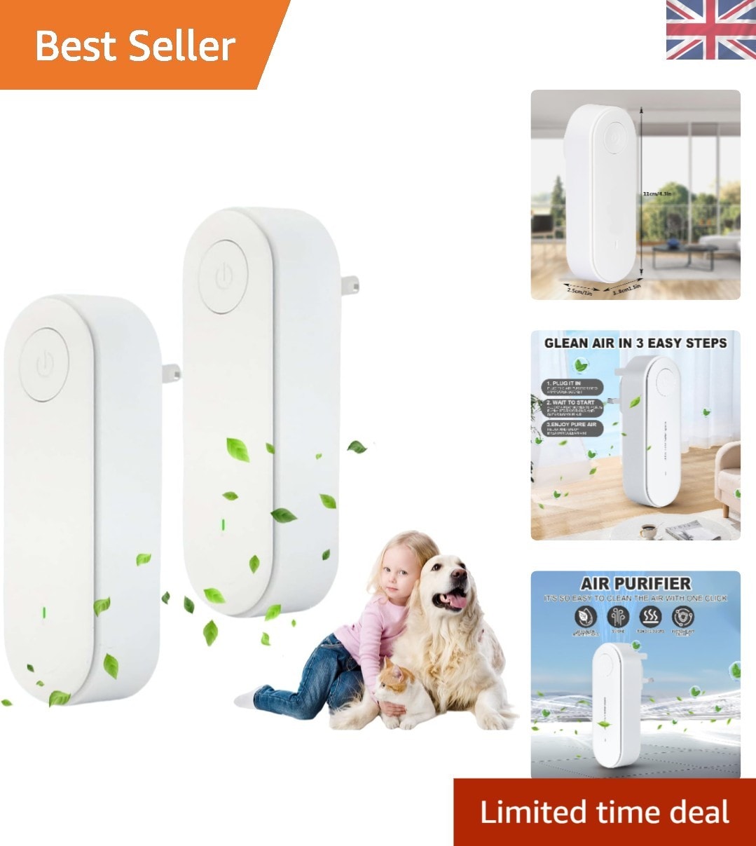 Silent, Energy-Efficient Ionic Air Purifiers - Perfect for Bedrooms & Pet Rooms