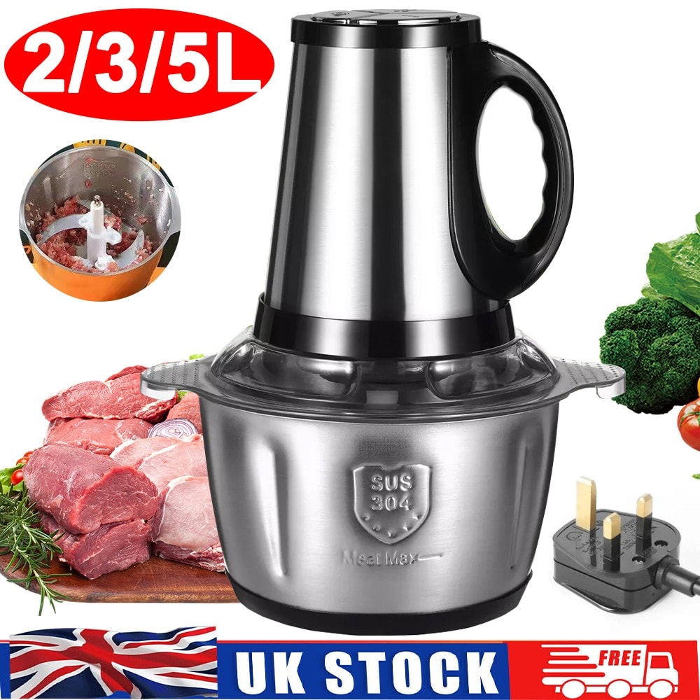 2/3/5L Electric Meat Grinder Mincer Mixer Blender Food Chopper Processor Blender
